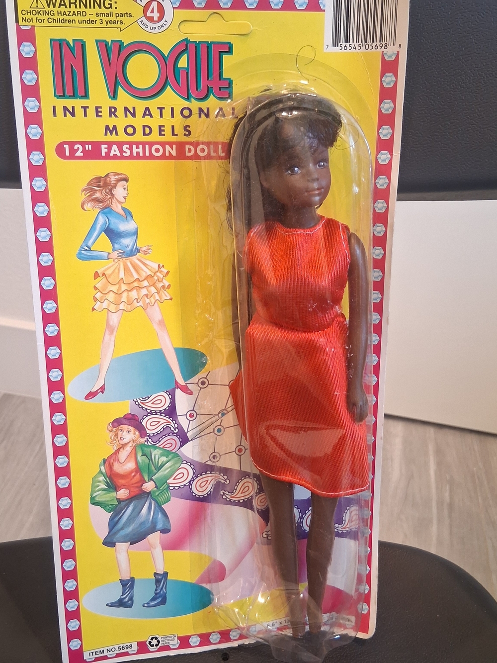 12" Fashion Doll - Red Dress
